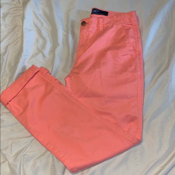 📢2 for $10 Gap Peach/pink Capri Jean - Picture 3 of 4